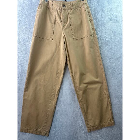 Who What Wear Tan Wide Leg Chinos – Size 4 – High-Rise - Picture 6 of 6